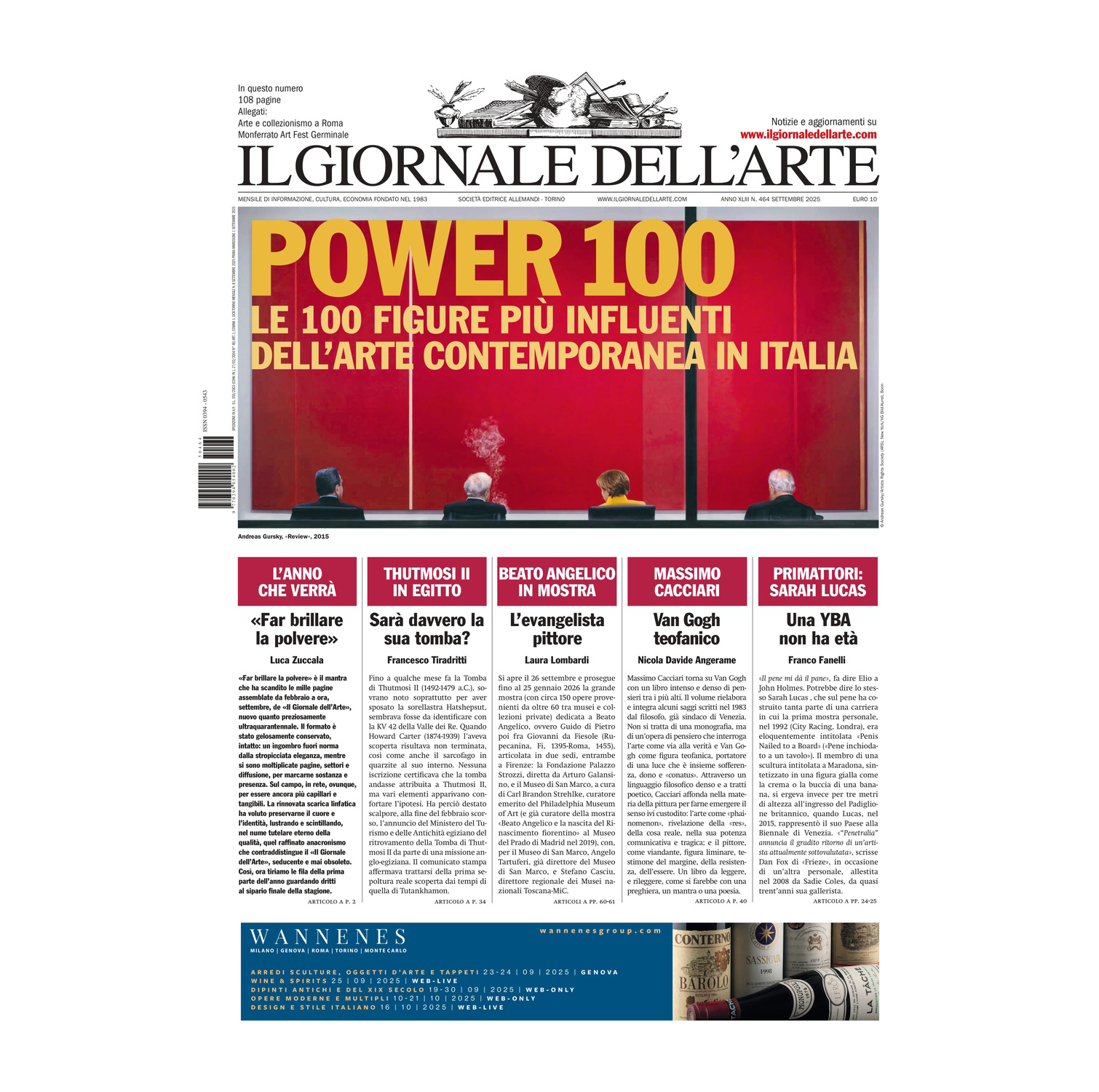 Numero 464 - Settembre 2025